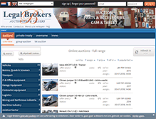 Tablet Screenshot of legalbrokers.eu